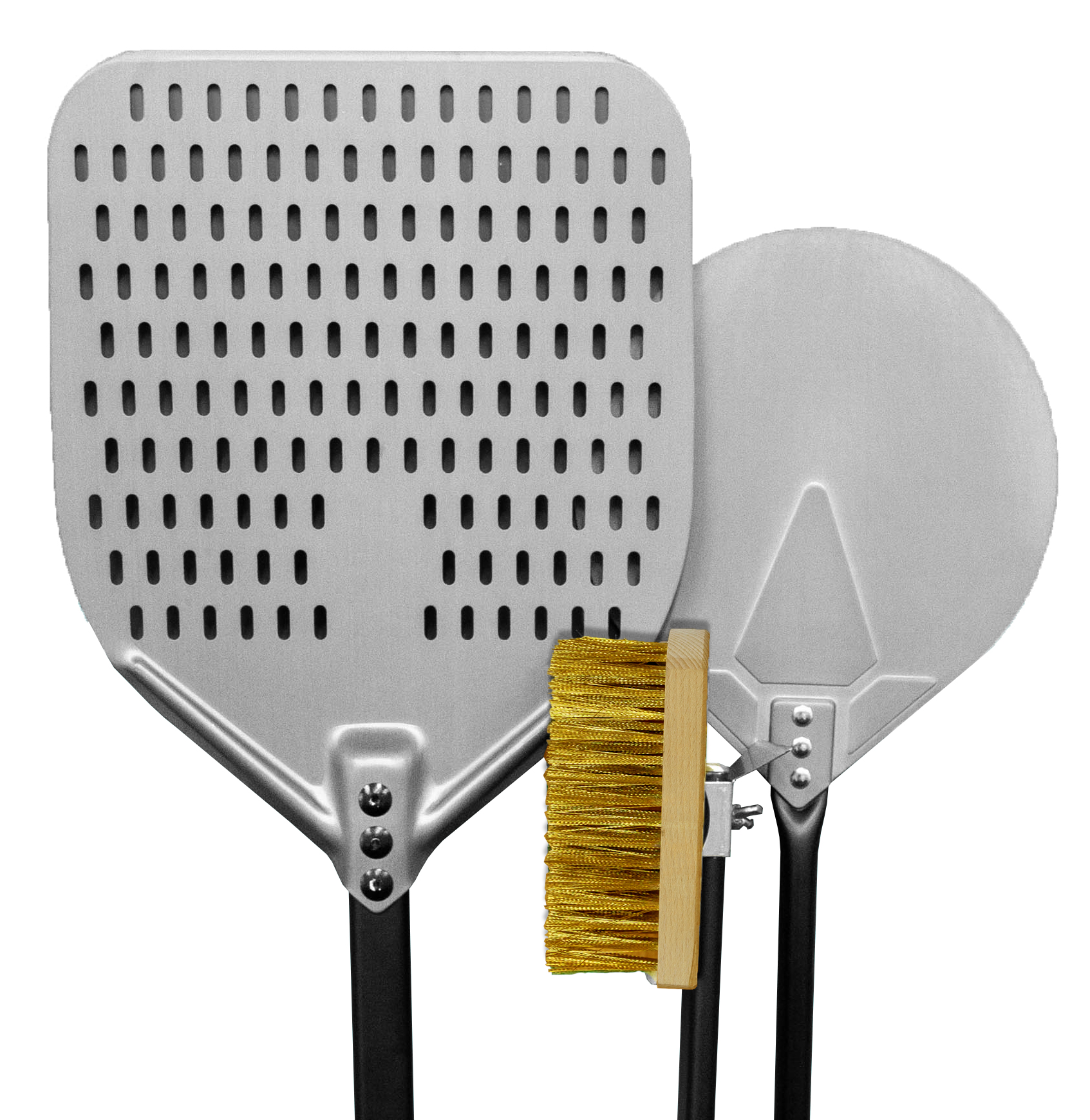3 Pieces Pizza Tool Set –  Hard Anodised Aluminum