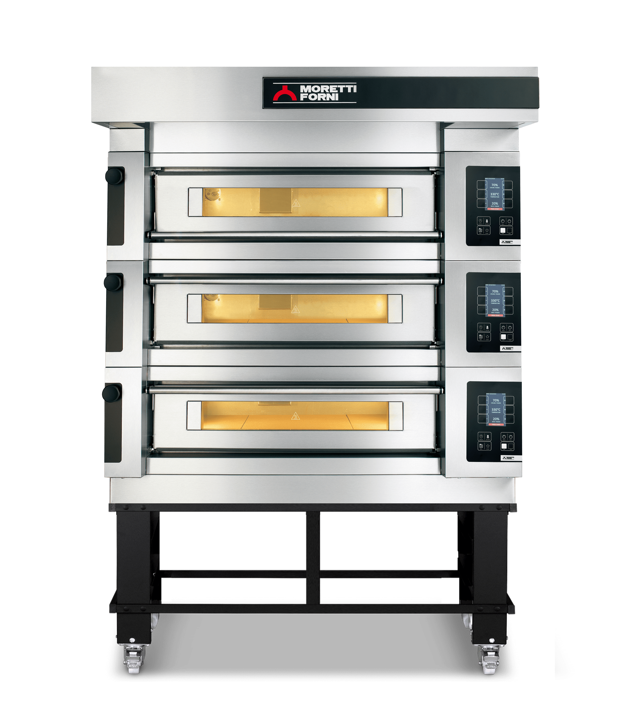 Serie S – Triple Deck Oven on Stand