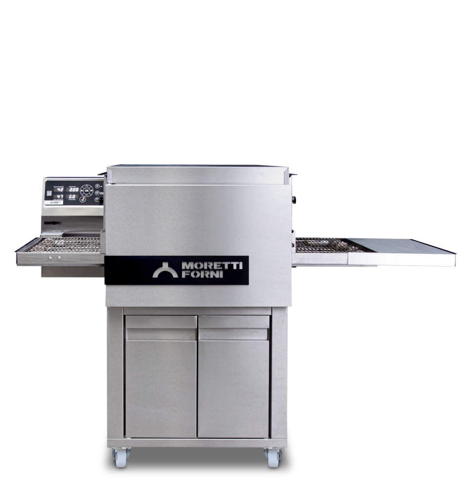 T64 – Single Deck Electric Bench-Top Conveyor Oven on Stand